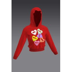 Conversation CROP Hoodie